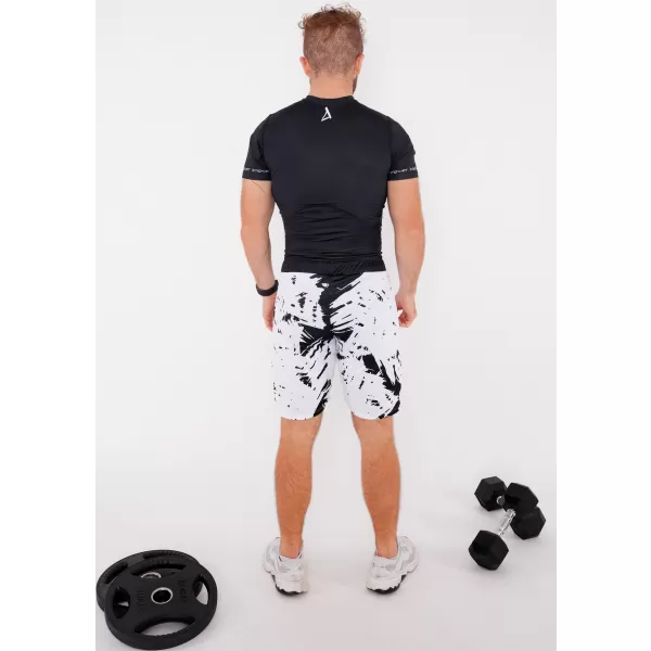  Muške premium funkcionalne kratke hlače bez džepova ALTISPORT VOJ/ALM036KRA02 APSTRAKCIJA 