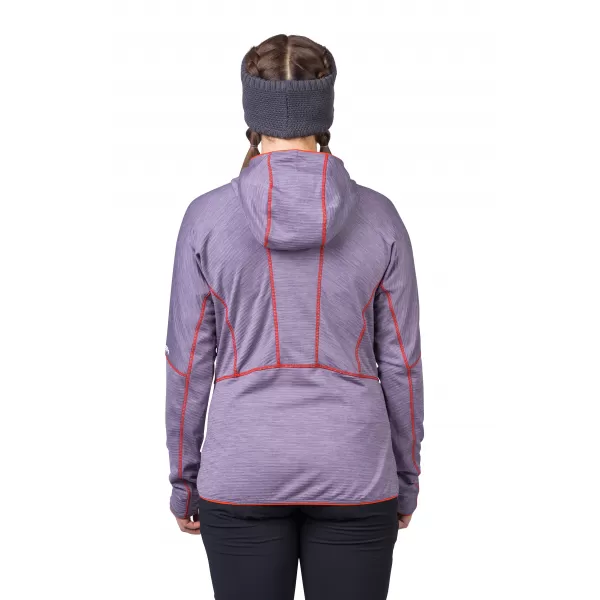  Ženski sweatshirt HANNAH MEDA HOODY LAVANDA SIVA MEL 