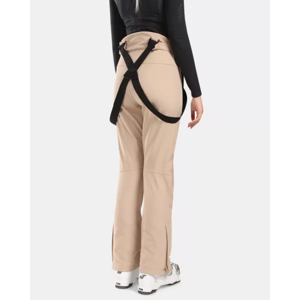  Ženske softshell skijaške hlače KILPI DIONE-W WL0408KI BEŽ 