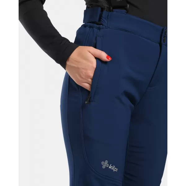  Ženske softshell skijaške hlače KILPI RHEA-W WL0409KI TAMNOPLAVA 