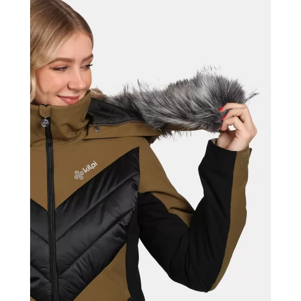  Ženska skijaška jakna KILPI LIN-W WL0110KI KAKI 