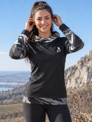 Ženska vrhunska funkcionalna majica ALTISPORT VOJ/ALW039MI01 CRNO/BIJELO