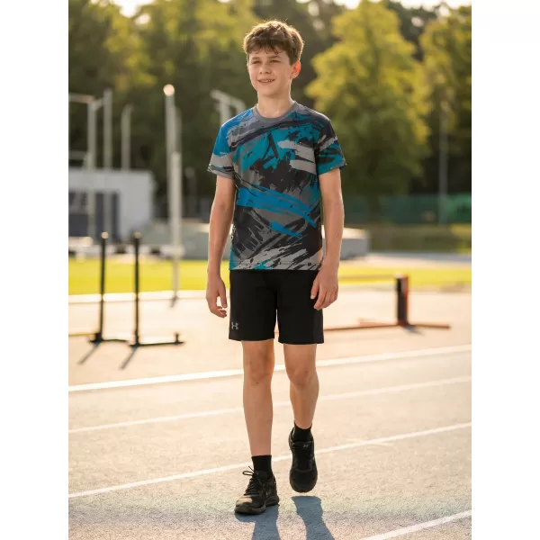  Dječja premium funkcionalna majica ALTISPORT VOJ/ALK014TR01 CRNI/KEROZIN 