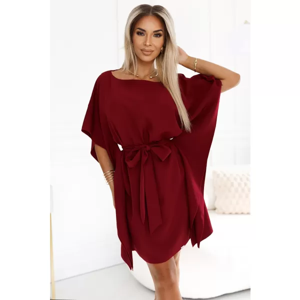  Haljina NUMOCO SOFIA 287-34 BURGUNDIJSKI 