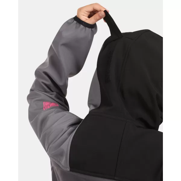  Softshell jakna za djevojčice KILPI RAVIA-J WJ0113KI CRNA 