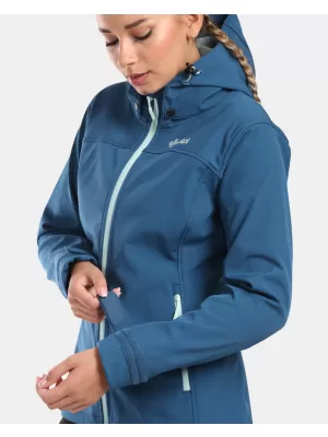 Ženska softshell jakna KILPI RAVIA-W WL0129KI TAMNOPLAVA