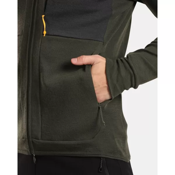  Muški vuneni pulover KILPI MERINI-M WM0201KI TAMNO ZELENA 