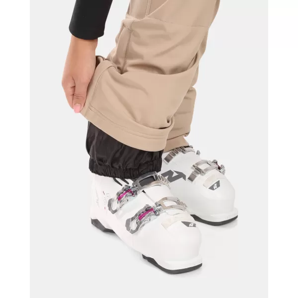 Ženske softshell skijaške hlače KILPI DIONE-W WL0408KI BEŽ 
