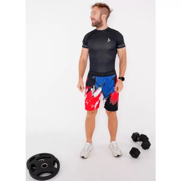  Muške premium funkcionalne kratke hlače bez džepova ALTISPORT VOJ/ALM036KRA02 PRUGE 