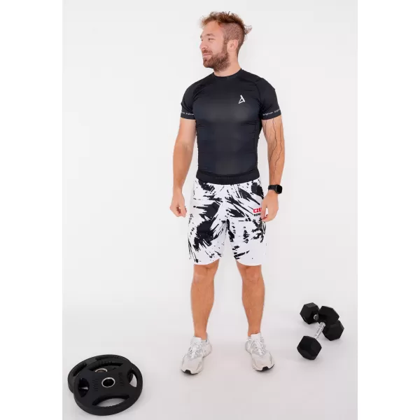  Muške premium funkcionalne kratke hlače bez džepova ALTISPORT VOJ/ALM036KRA02 APSTRAKCIJA 