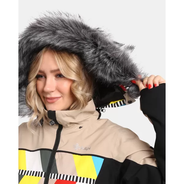  Ženska skijaška jakna KILPI CLAIR-W WL0107KI BEŽ 