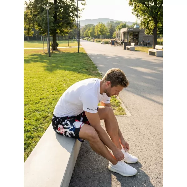  Muške premium funkcionalne kratke hlače bez džepova ALTISPORT VOJ/ALM036KRA02 HEKSA CRNA 