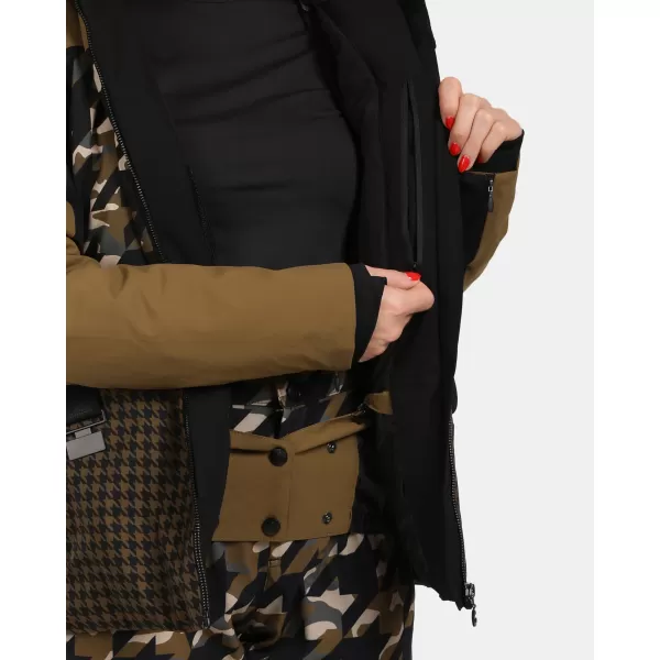  Ženska skijaška jakna KILPI CLAIR-W WL0107KI KAKI 