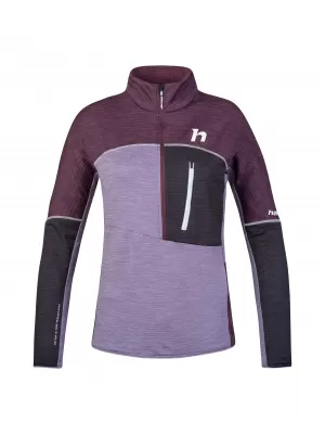 Ženski sweatshirt HANNAH MEDA HZ OREZATI LJUBIČASTA/LAVANDA SIVA MEL