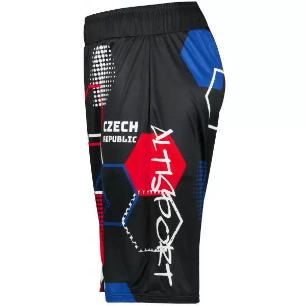  Muške premium funkcionalne kratke hlače bez džepova ALTISPORT VOJ/ALM036KRA02 HEKSA CRNA 