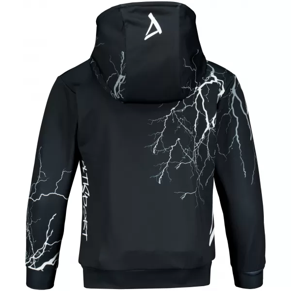  Dječja vrhunska funkcionalna majica ALTISPORT VOJ/ALK004MI01 CRNO-BIJELO 
