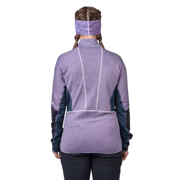  Ženski sweatshirt HANNAH MEDA HZ LAVANDA SIVA/SLOJEVITO S ML 