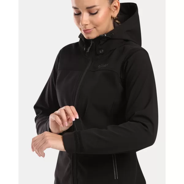  Ženska softshell jakna KILPI RAVIA-W WL0129KI CRNA 