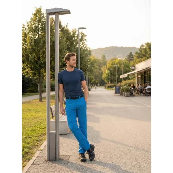  Muške hlače/kratke hlače ALTISPORT NoPrint NP/ALM2021NJ SVIJETLOPLAVA 