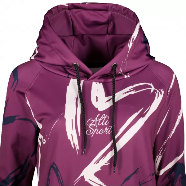  Ženski funkcionalni produljeni sweatshirt premium ALTISPORT VOJ/ALW049MI03 LJUBIČASTA 