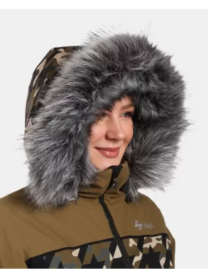 Ženska skijaška jakna KILPI CLAIR-W WL0107KI KAKI