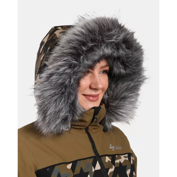  Ženska skijaška jakna KILPI CLAIR-W WL0107KI KAKI 