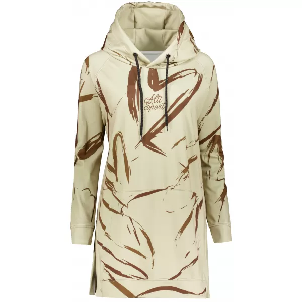  Ženski funkcionalni produljeni sweatshirt premium ALTISPORT VOJ/ALW049MI03 SMEĐA 