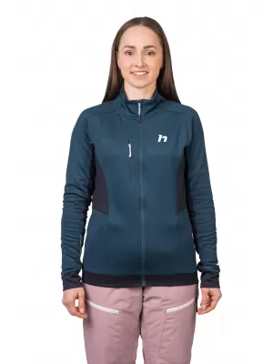 Ženski sweatshirt HANNAH NELA SLOJEVITO MORE/ANTRACIT