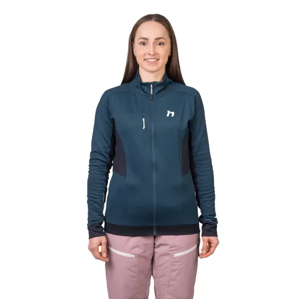  Ženski sweatshirt HANNAH NELA SLOJEVITO MORE/ANTRACIT 