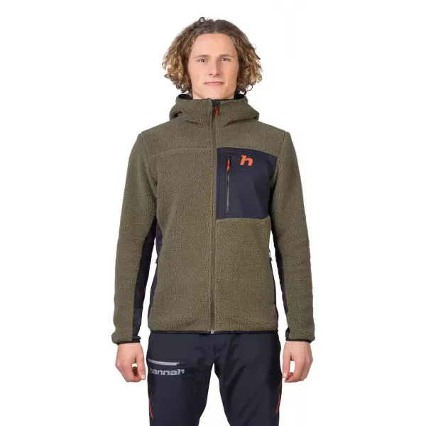  Muški sweatshirt HANNAH KODIAK HOODY BRŠLJAN ZELENA/ANTRACIT 