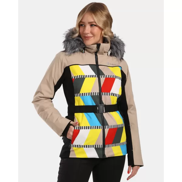  Ženska skijaška jakna KILPI CLAIR-W WL0107KI BEŽ 
