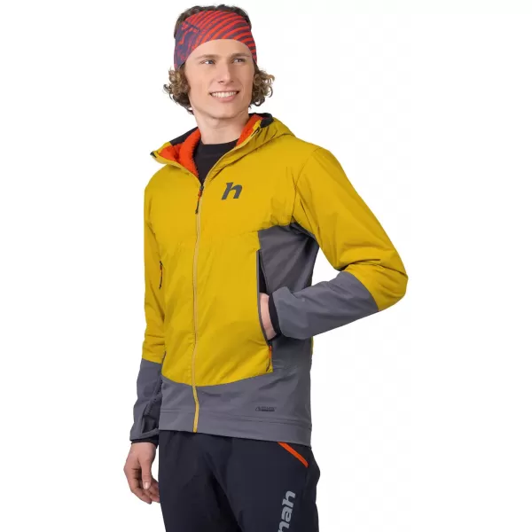  Muška jakna HANNAH VERTICAL STARINSKA MAHOVINA/SIVA PRUGA 