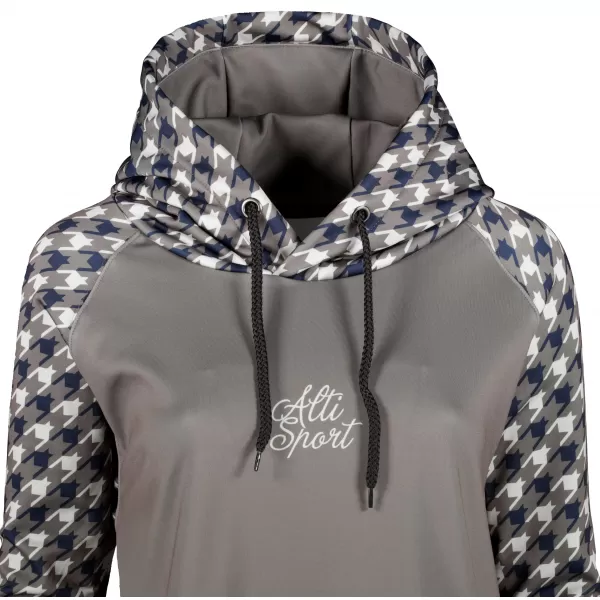  Ženski funkcionalni produljeni sweatshirt premium ALTISPORT VOJ/ALW048MI03 SIVA 