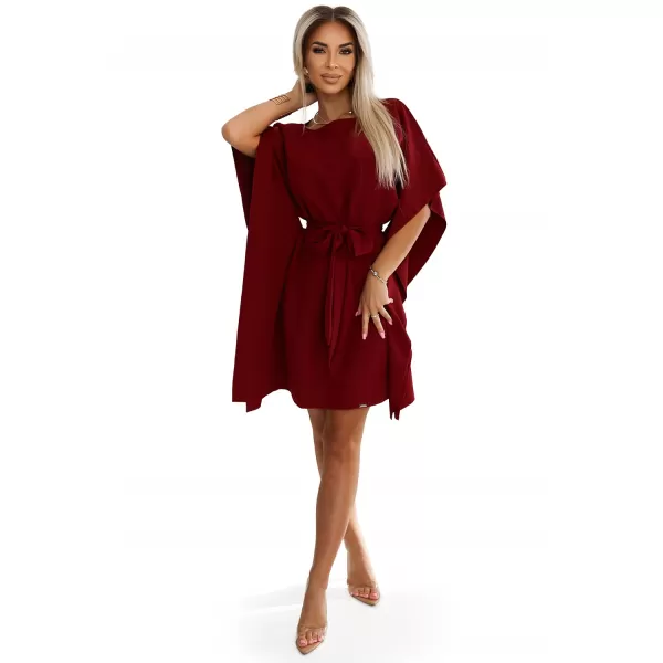  Haljina NUMOCO SOFIA 287-34 BURGUNDIJSKI 