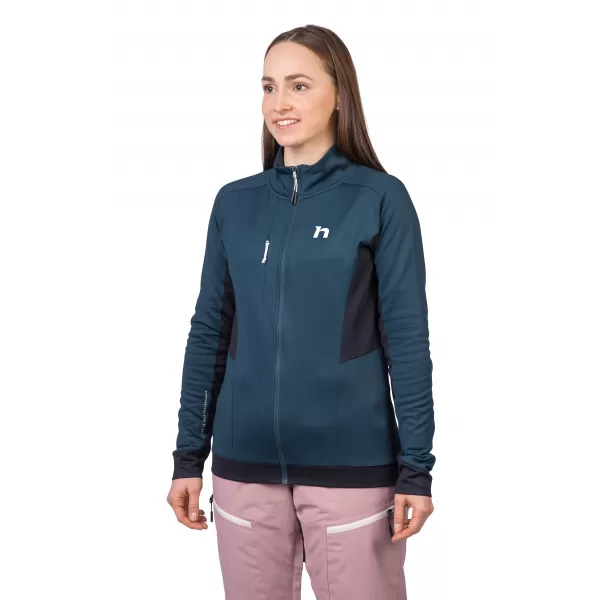  Ženski sweatshirt HANNAH NELA SLOJEVITO MORE/ANTRACIT 