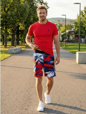 Muške premium funkcionalne kratke hlače bez džepova ALTISPORT VOJ/ALM036KRA02 ČEŠKI