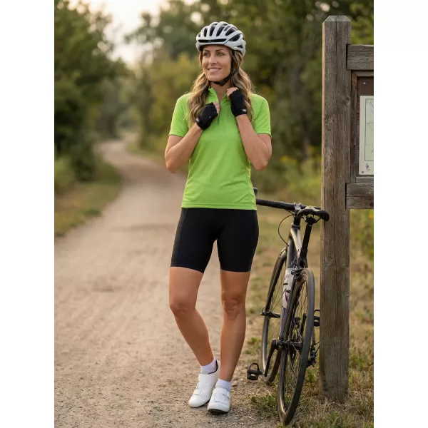  Ženski biciklistički dres ALTISPORT NoPrint NP/ALW115NJ ZELENA LIMETA 