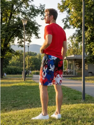 Muške premium funkcionalne kratke hlače bez džepova ALTISPORT VOJ/ALM036KRA02 MRLJE