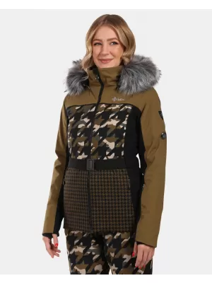 Ženska skijaška jakna KILPI CLAIR-W WL0107KI KAKI