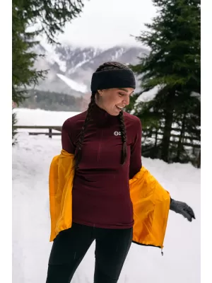Ženska termo majica NORDBLANC FLOATY NBBLD7975 TAMNOCRVENA