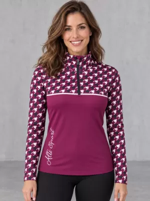 Ženska premium funkcionalna termo majica ALTISPORT VOJ/ALW048TER03 LJUBIČASTA
