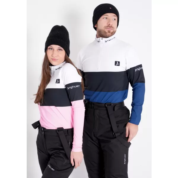  Muška premium funkcionalna termo majica ALTISPORT VOJ/ALM051TER03 BIJELO PLAVA 