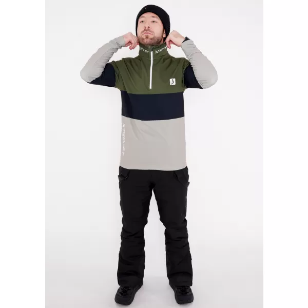  Muška premium funkcionalna termo majica ALTISPORT VOJ/ALM051TER03 KAKI 