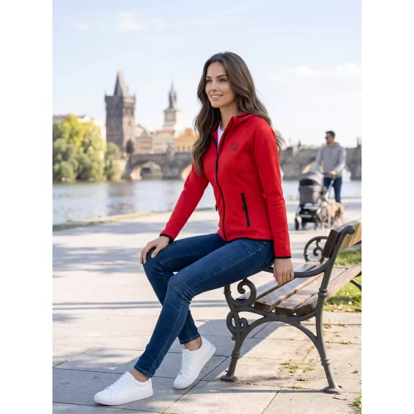  Ženska funkcionalna sportska majica ALTISPORT ALW056418 CRVENA 