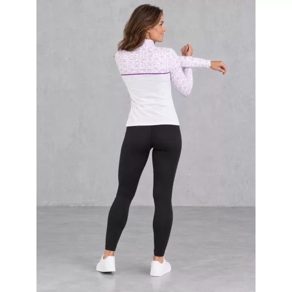  Ženska premium funkcionalna termo majica ALTISPORT VOJ/ALW053TER03 BIJELO/LJUBIČASTO 