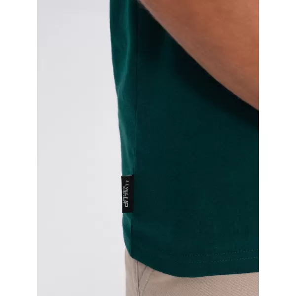  Košulja OMBRE OM-TSPT-0154 MORSKI 