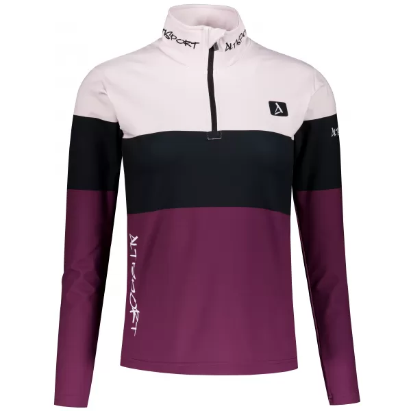  Ženska premium funkcionalna termo majica ALTISPORT VOJ/ALW051TER03 TAMNOCRVENA 