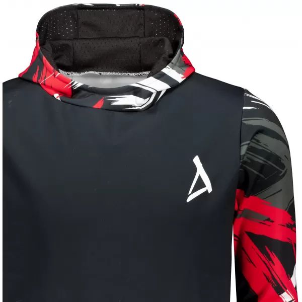  Muška premium funkcionalna majica ALTISPORT VOJ/ALM039MI01 CRNO I CRVENO 