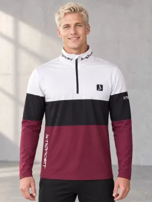 Muška premium funkcionalna termo majica ALTISPORT VOJ/ALM051TER03 TAMNOCRVENA