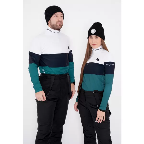 Ženska premium funkcionalna termo majica ALTISPORT VOJ/ALW051TER03 BIJELO ZELENA 